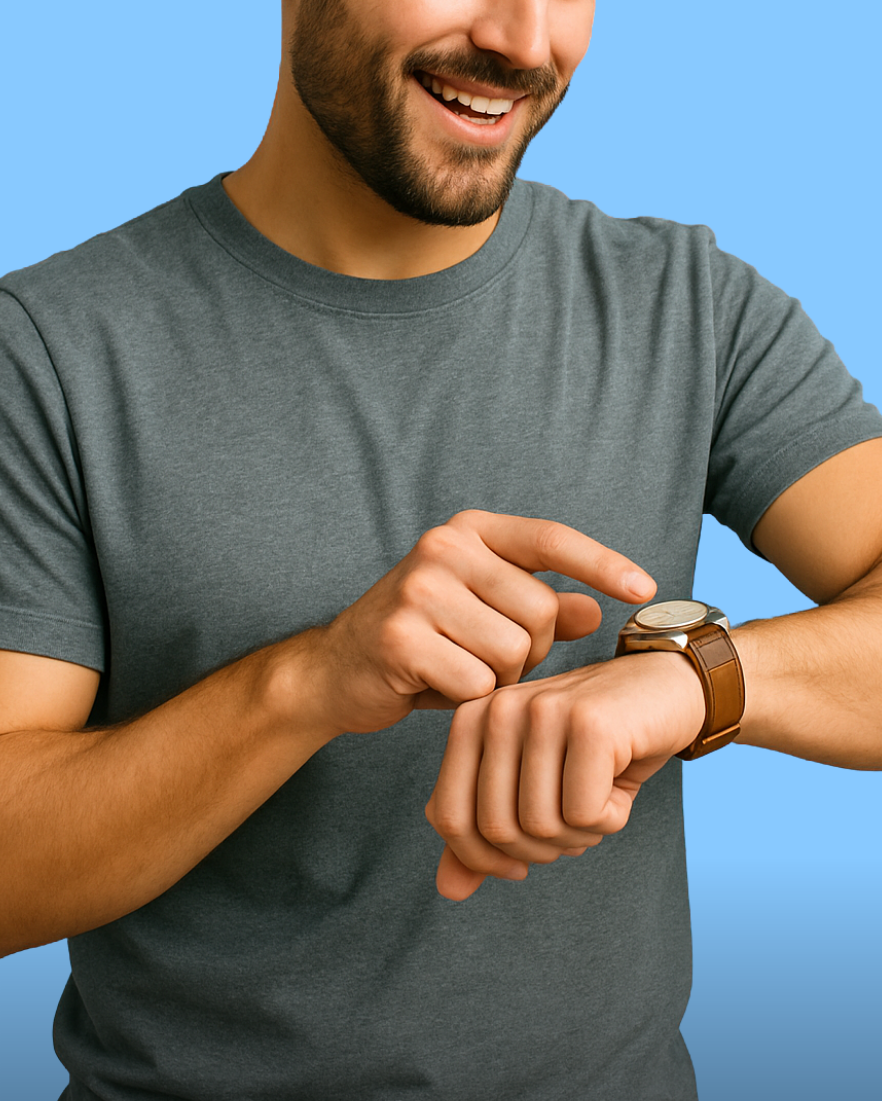 Zeit sparen mit schnell zubereitetem Smoothie Pulver von Mr. Dave